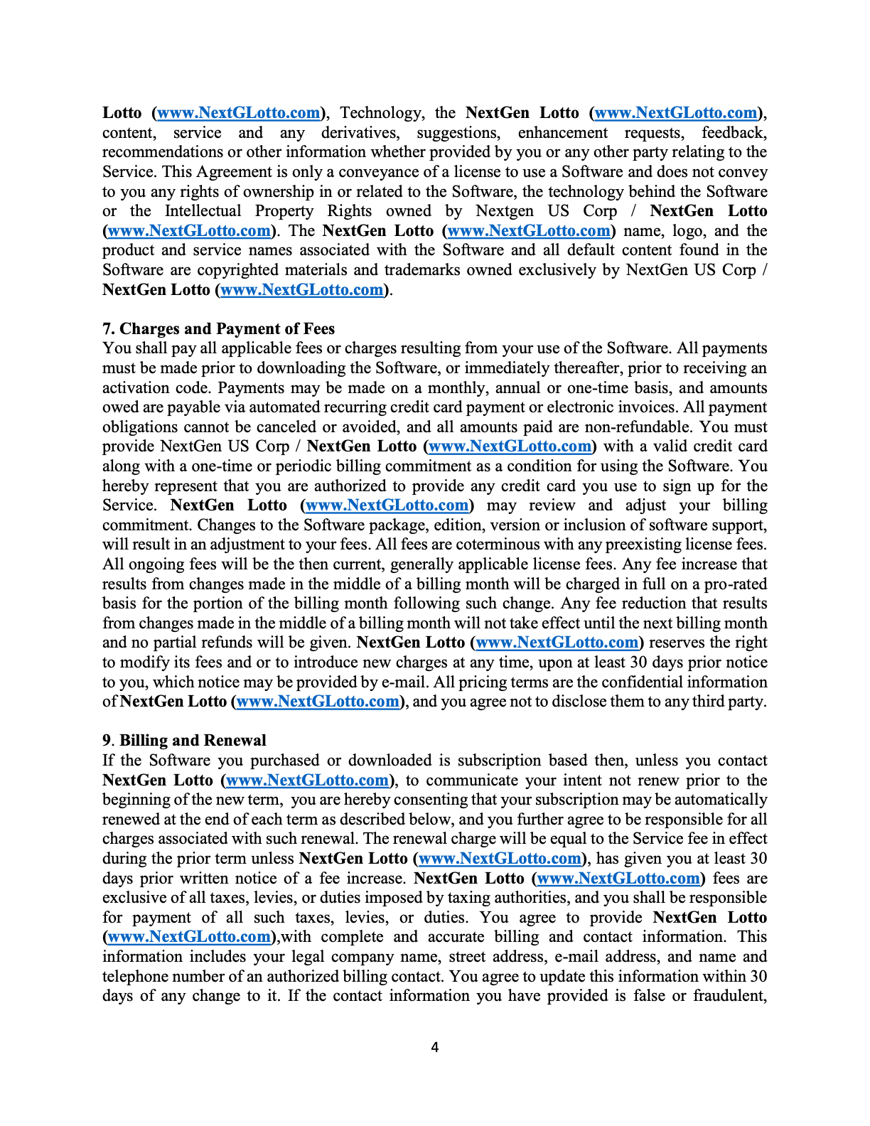 Agreement Page 4